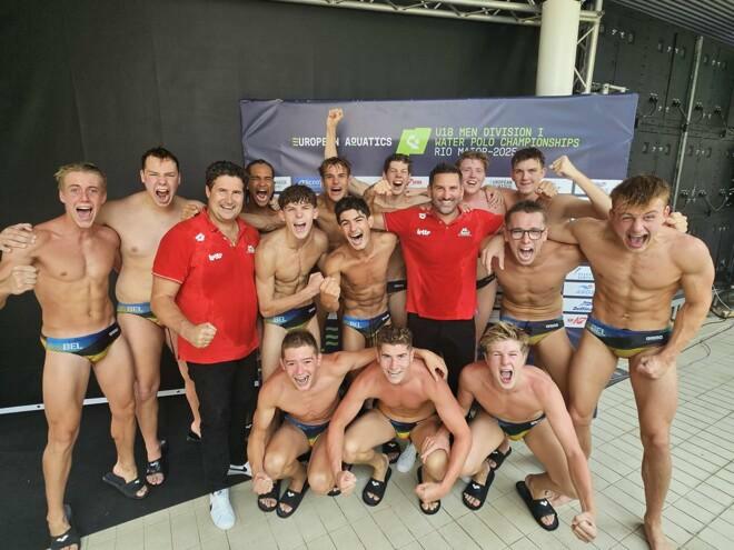 Belgische waterpoloërs naar de halve finales!