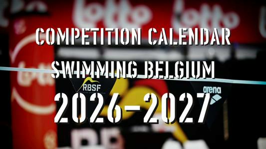 Nationale wedstrijdkalender zwemmen 2026-2027
